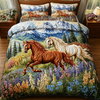 Wild Spirit 3-Piece Quilted Bedding Set NCU0VH4675