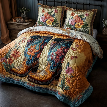 Wild West 3-Piece Quilted Bedding Set NCU0DK6832