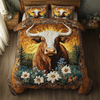 Wild West Charm 3-Piece Quilted Bedding Set NCU0DV4957