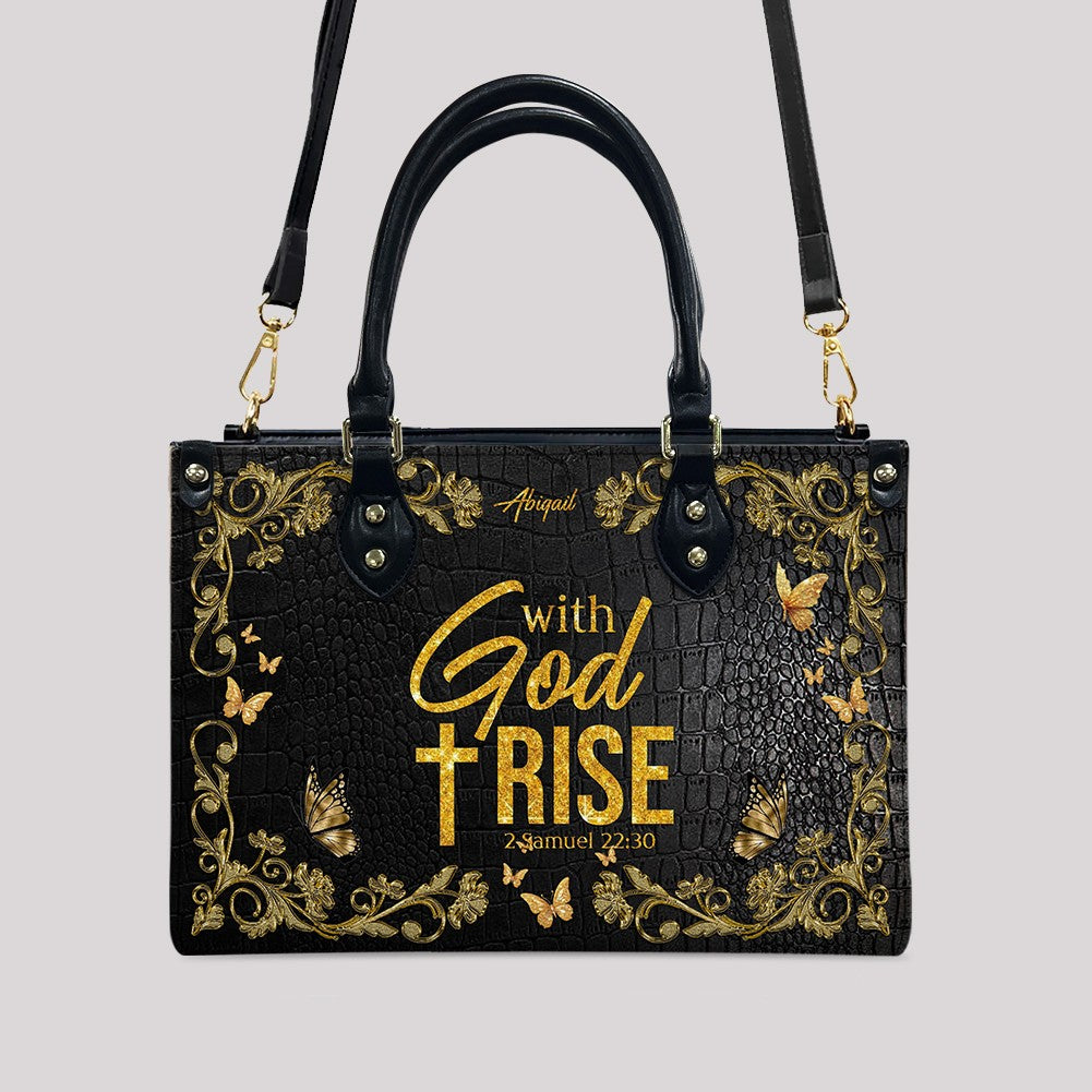 Strength & Courage – Personalized Christian Handbag