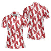 Unique Horse Red Pattern Polo Shirt