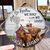 Uni Farm Animal And So Together We Built A Life We Loved - Wooden Door Sign (Many Cattle Breeds)