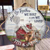 Uni Farm Animal And So Together We Built A Life We Loved - Wooden Door Sign (Many Cattle Breeds)