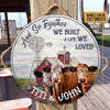 Uni Farm Animal And So Together We Built A Life We Loved - Wooden Door Sign (Many Cattle Breeds)