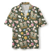 UniJames YHWH Flower Army Green Christian Hawaiian Shirt