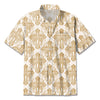 UniJames Yellow Flower Cross Christian Hawaiian Shirt