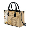 You Are Protected Beautiful Strong Loved Leather Bags, Personalized Bags, Gifts for Women, Christmas Gift, CABLTB01300723.