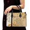 You Are Protected Beautiful Strong Loved Leather Bags, Personalized Bags, Gifts for Women, Christmas Gift, CABLTB01300723.