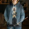 Unijames The King Kneels Before God 3D All-Over Print Hoodie