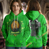 Unijames Celtic Cross & Praying Hands 3D All-Over Print Hoodie