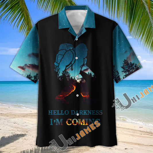 Unijames Hello Darkness I'm Coming Camping Hawaiian Shirt
