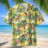 Unijames American Quarter Horse Palm Tree Hawaiian Shirt