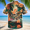 Unijames Vintage Camping Classic Car Tropical Floral Hawaiian Shirt