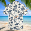 Unijames Vintage Desert Ranch Horse Rider Aloha Shirt