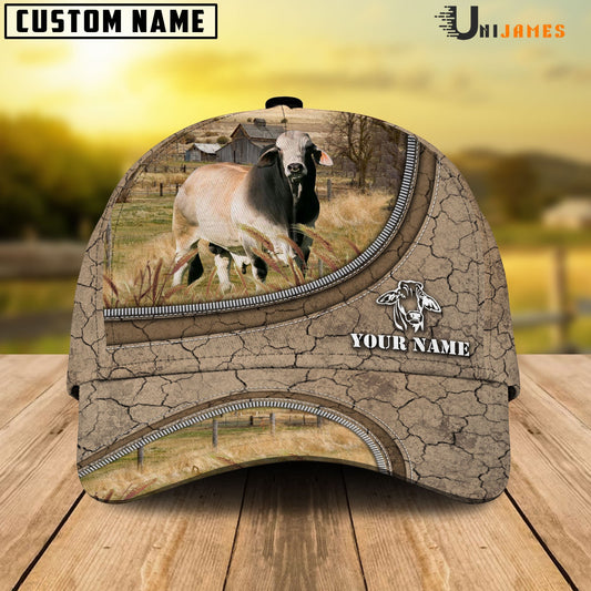 Uni Brahman Happiness Farming Life Customized Name Cap