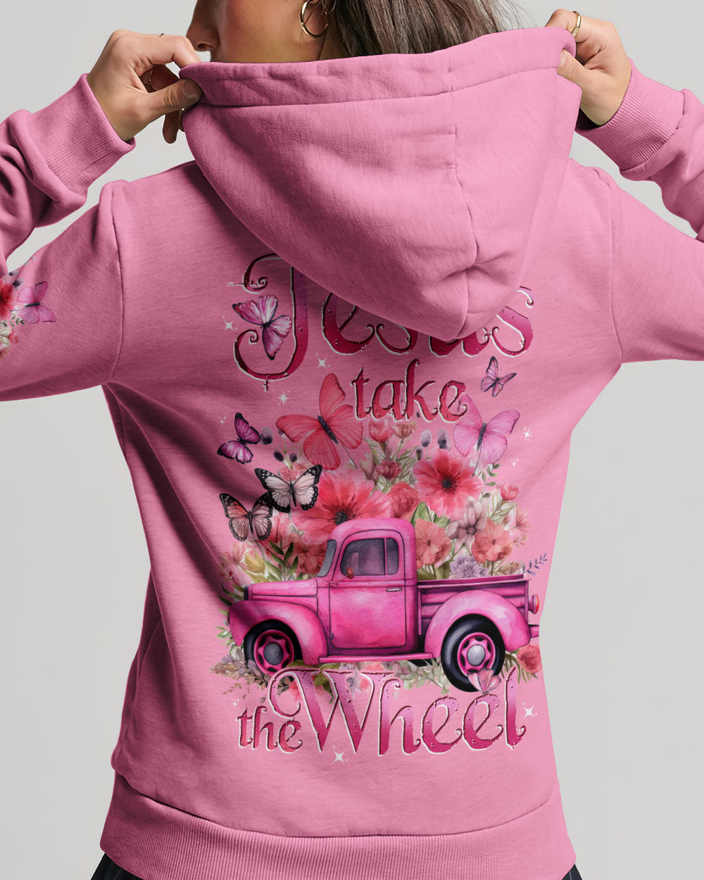 Jesus Take The Wheel Women's All Over Print Shirt - Tytd0401233