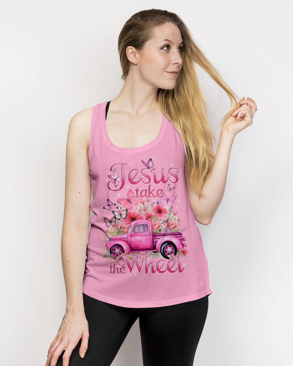 Jesus Take The Wheel Women's All Over Print Shirt - Tytd0401233