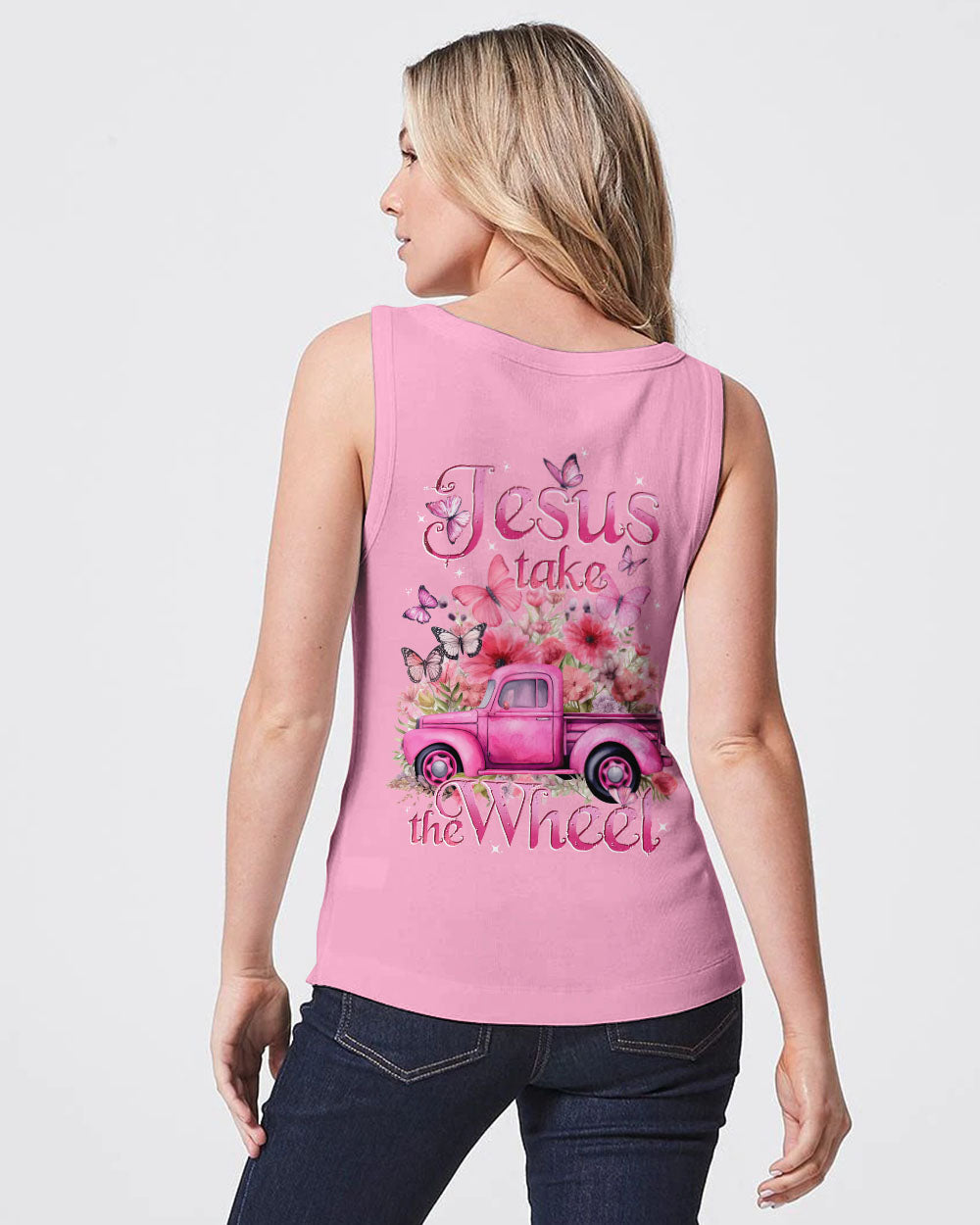 Jesus Take The Wheel Women's All Over Print Shirt - Tytd0401233