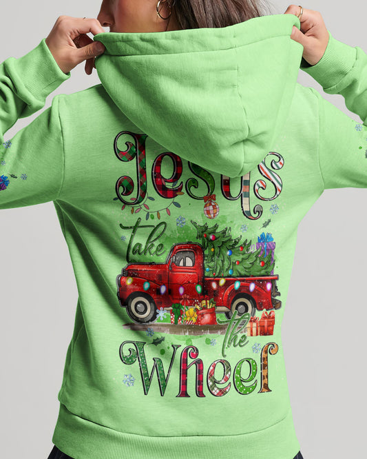 Jesus Take The Wheel Christmas Women's All Over Print Shirt - Tyqy2310244