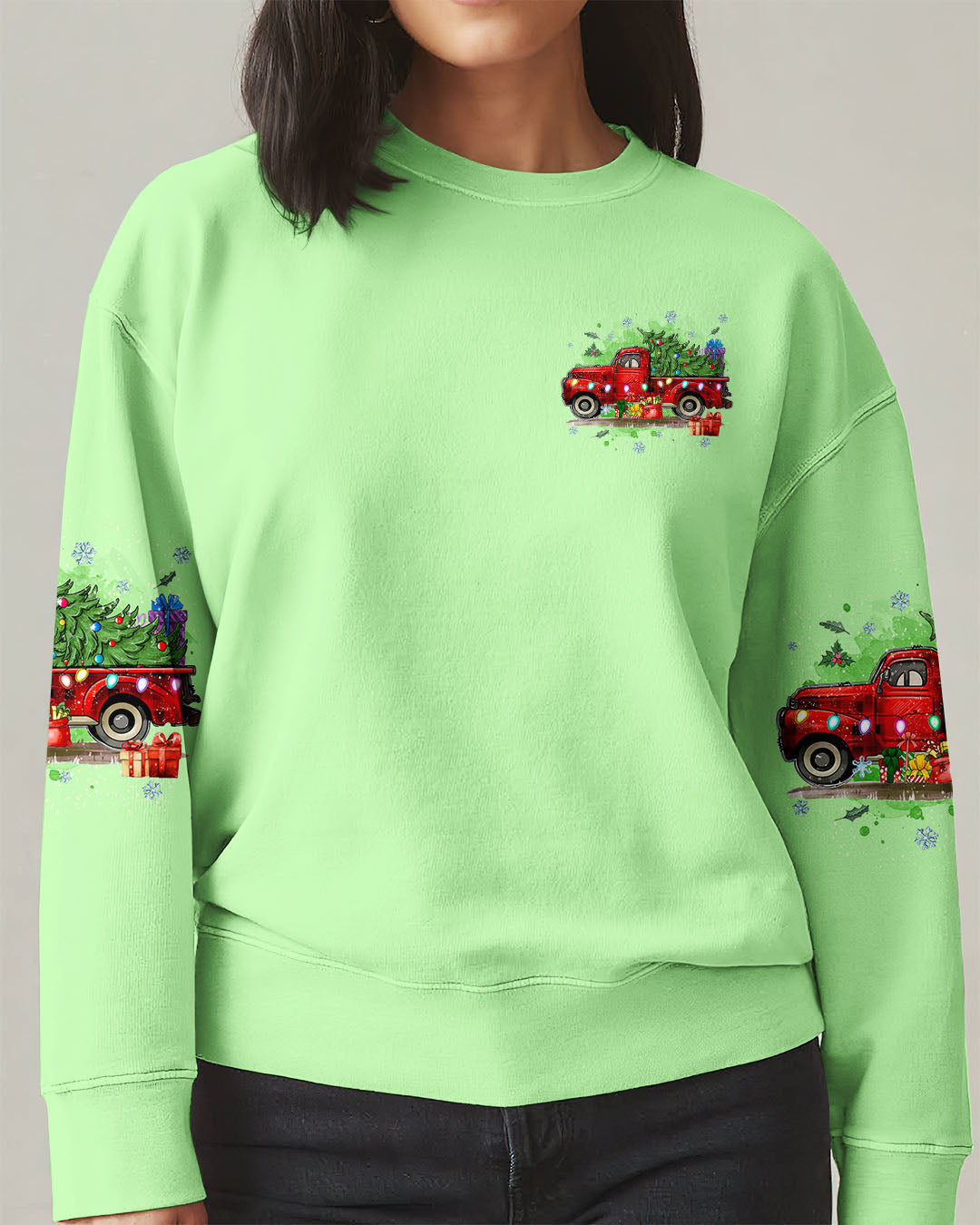 Jesus Take The Wheel Christmas Women's All Over Print Shirt - Tyqy2310244