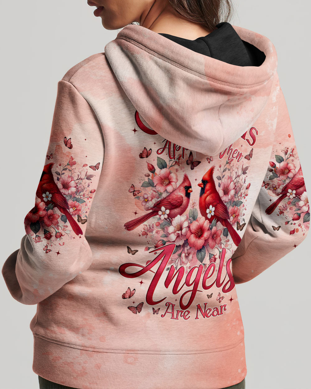 When Cardinals Appear Angels Are Near Women's All Over Print Shirt - Tyqy2512242