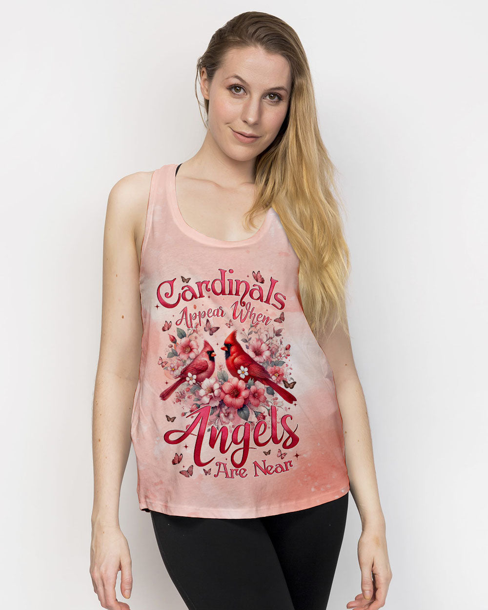When Cardinals Appear Angels Are Near Women's All Over Print Shirt - Tyqy2512242