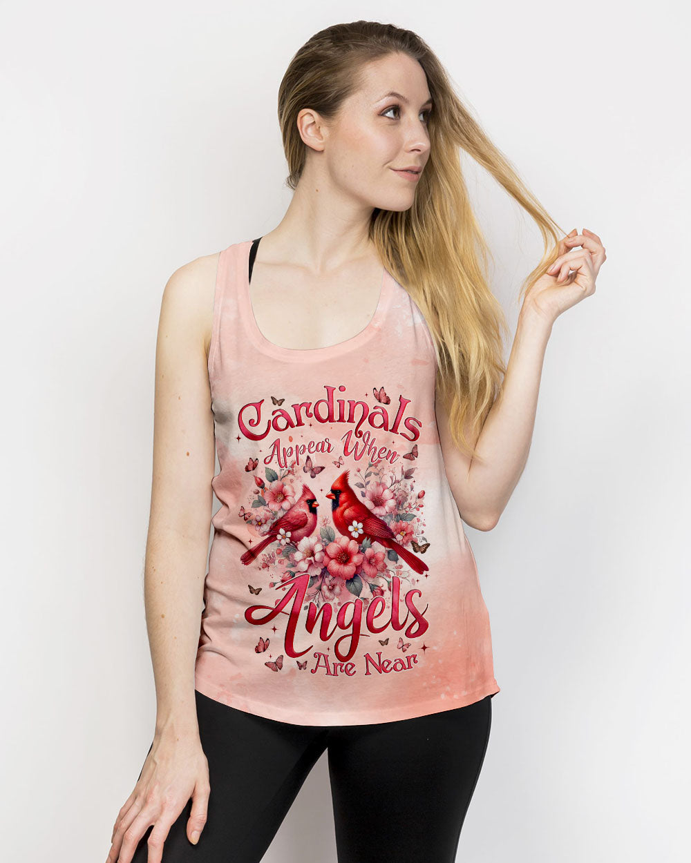 When Cardinals Appear Angels Are Near Women's All Over Print Shirt - Tyqy2512242