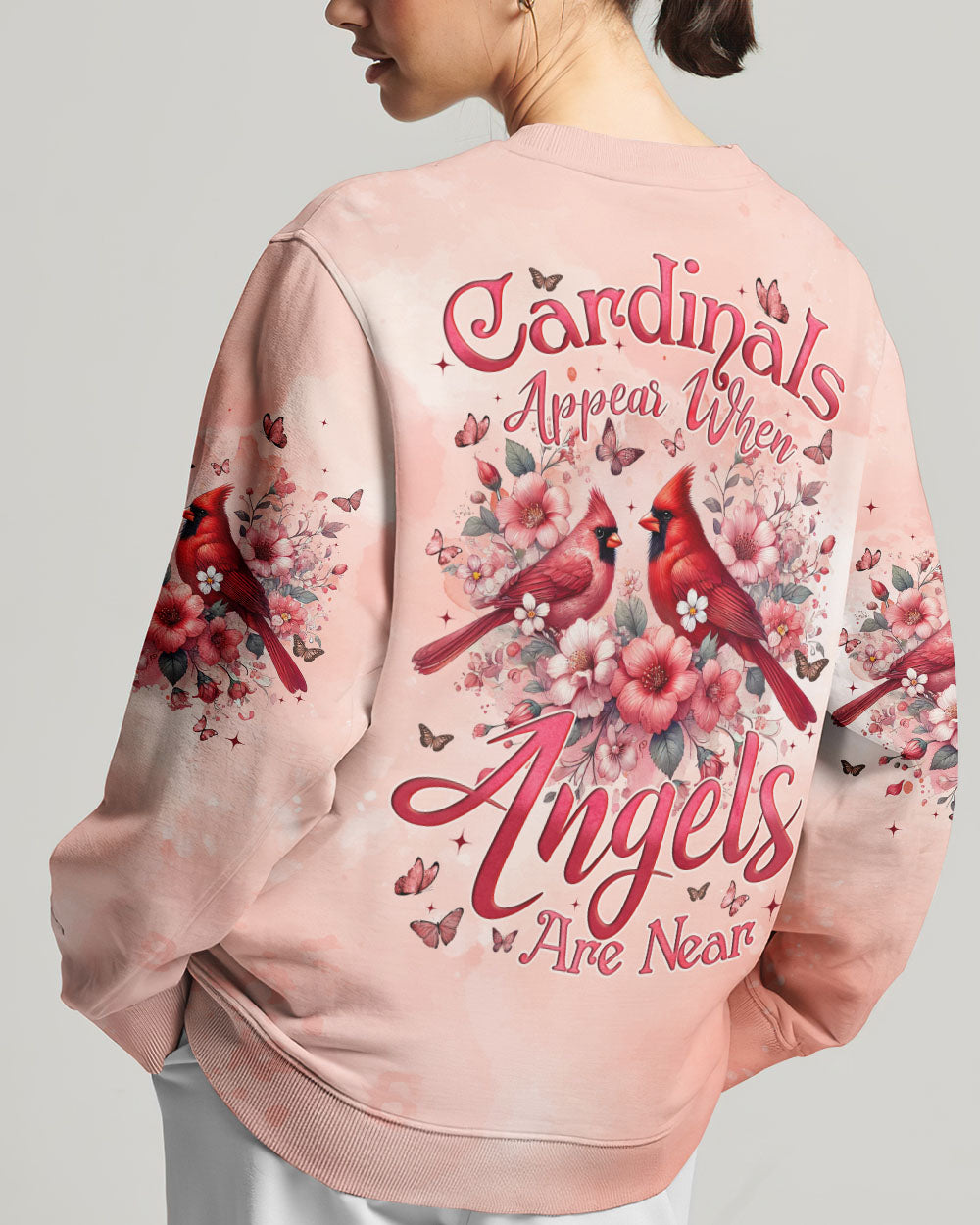 When Cardinals Appear Angels Are Near Women's All Over Print Shirt - Tyqy2512242