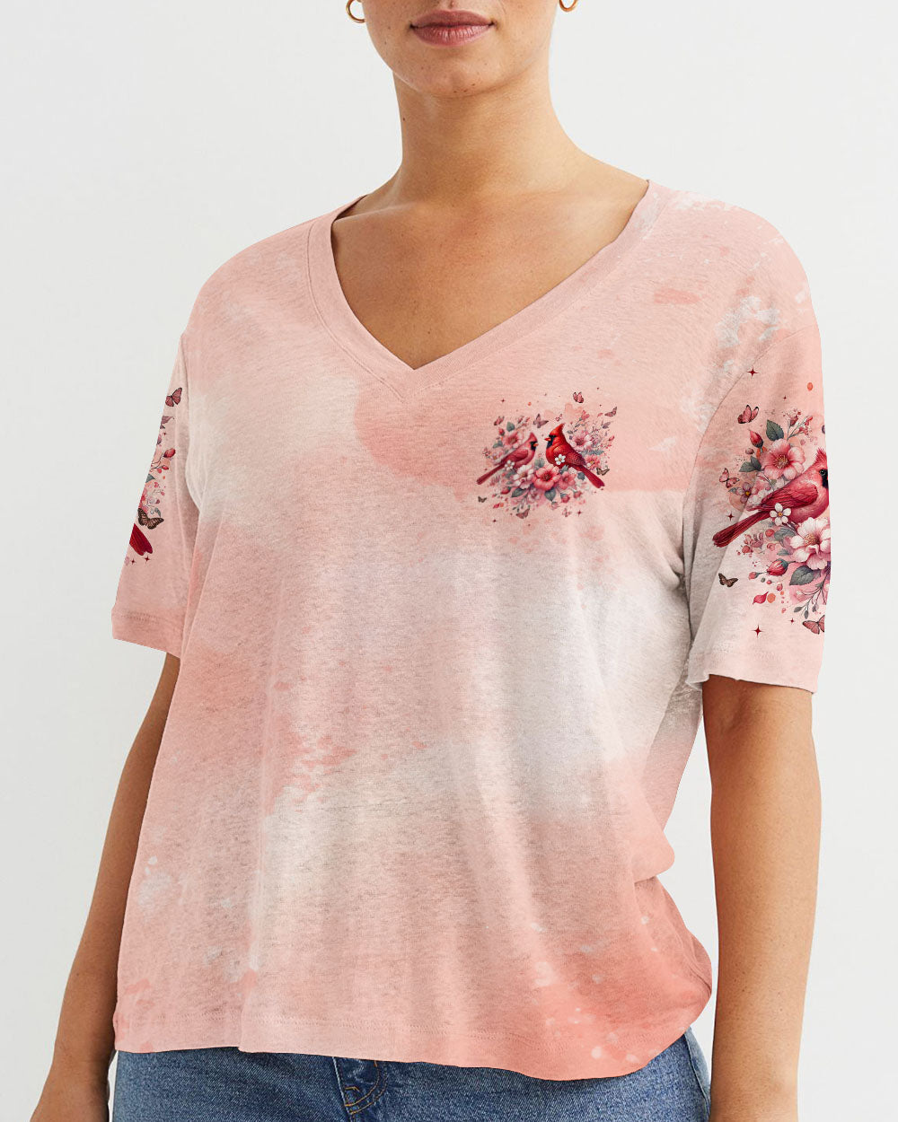 When Cardinals Appear Angels Are Near Women's All Over Print Shirt - Tyqy2512242