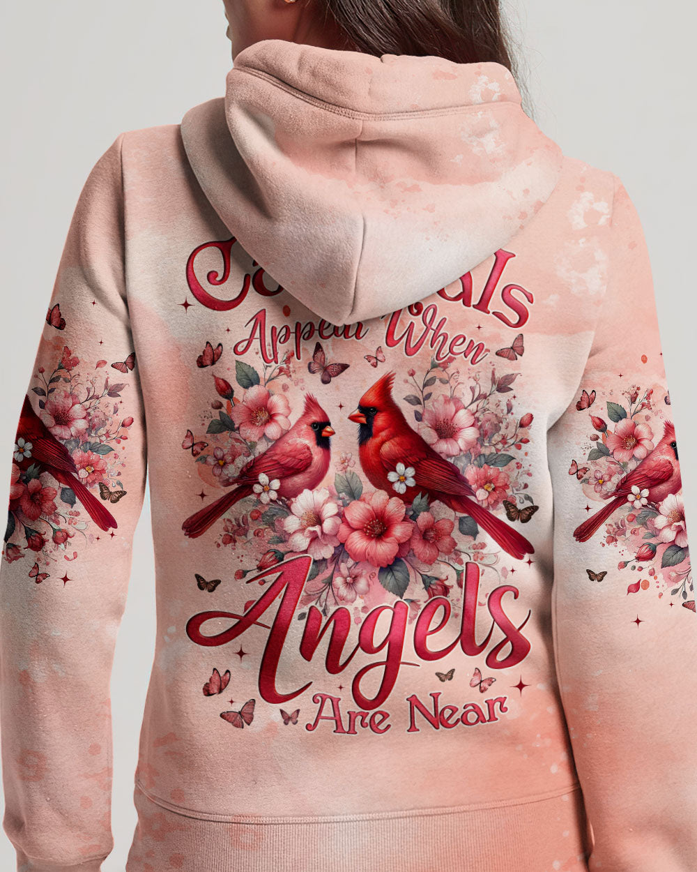 When Cardinals Appear Angels Are Near Women's All Over Print Shirt - Tyqy2512242