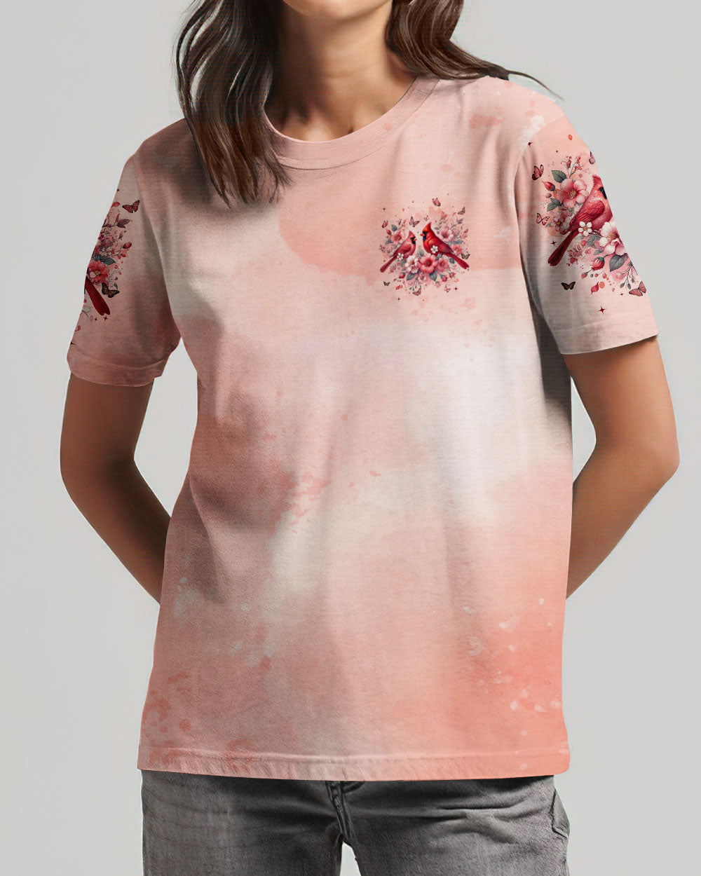 When Cardinals Appear Angels Are Near Women's All Over Print Shirt - Tyqy2512242