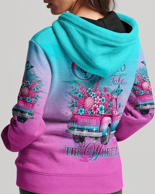 Jesus Take The Wheel Women's All Over Print Shirt - Yhlt0201252