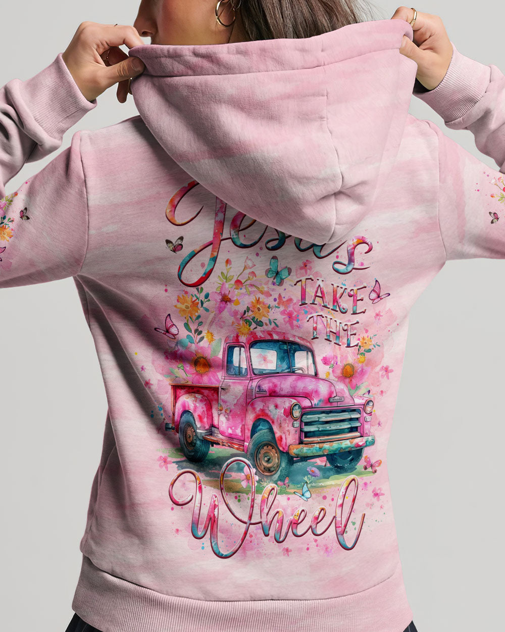 Jesus Take The Wheel Women's All Over Print Shirt - Yhlt0705244
