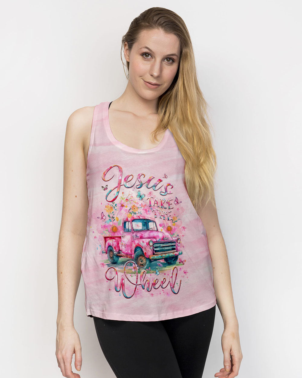 Jesus Take The Wheel Women's All Over Print Shirt - Yhlt0705244