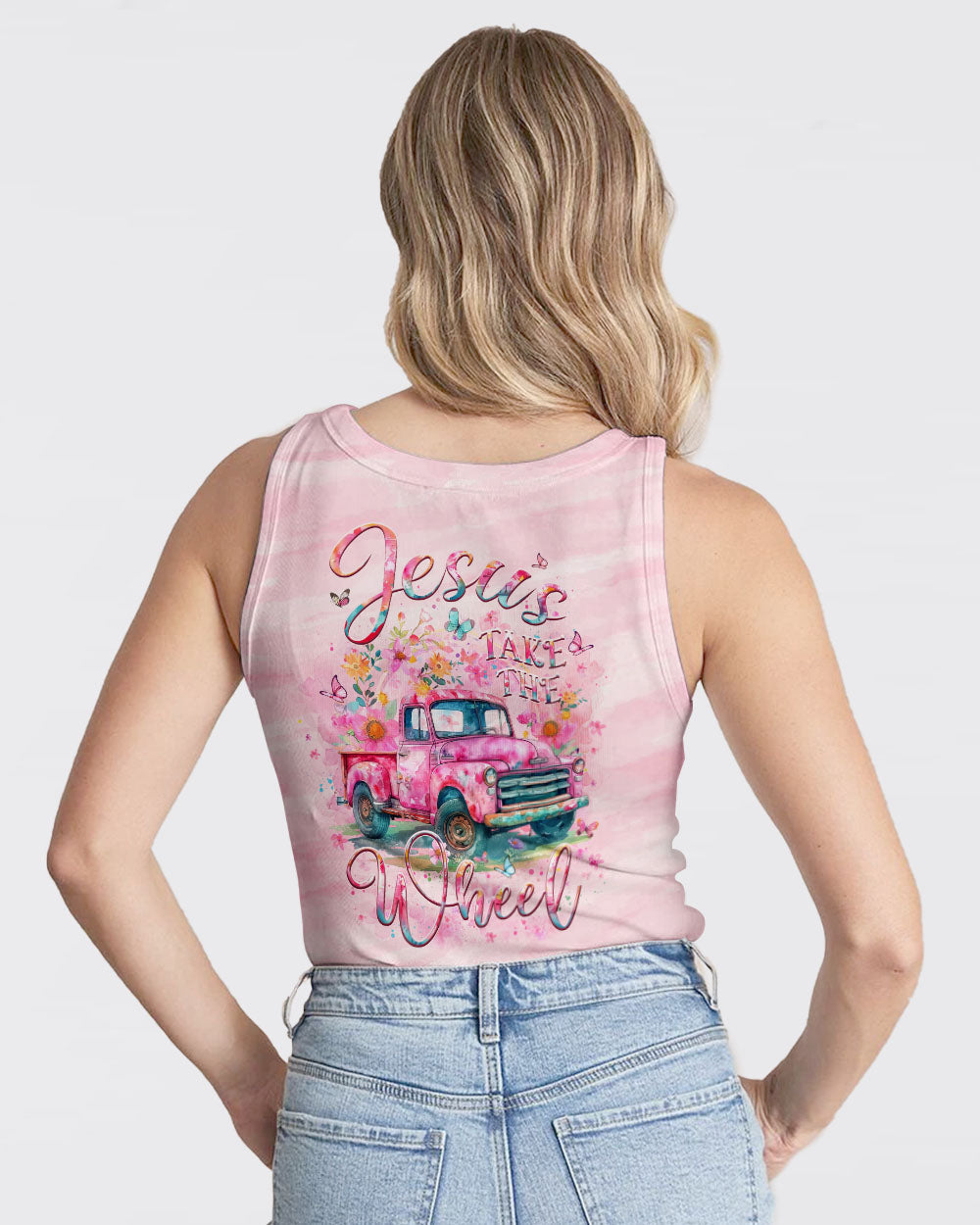 Jesus Take The Wheel Women's All Over Print Shirt - Yhlt0705244