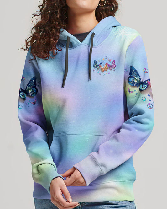 Faith Hope Love Butterfly Women's All Over Print Shirt - Yhlt3112242
