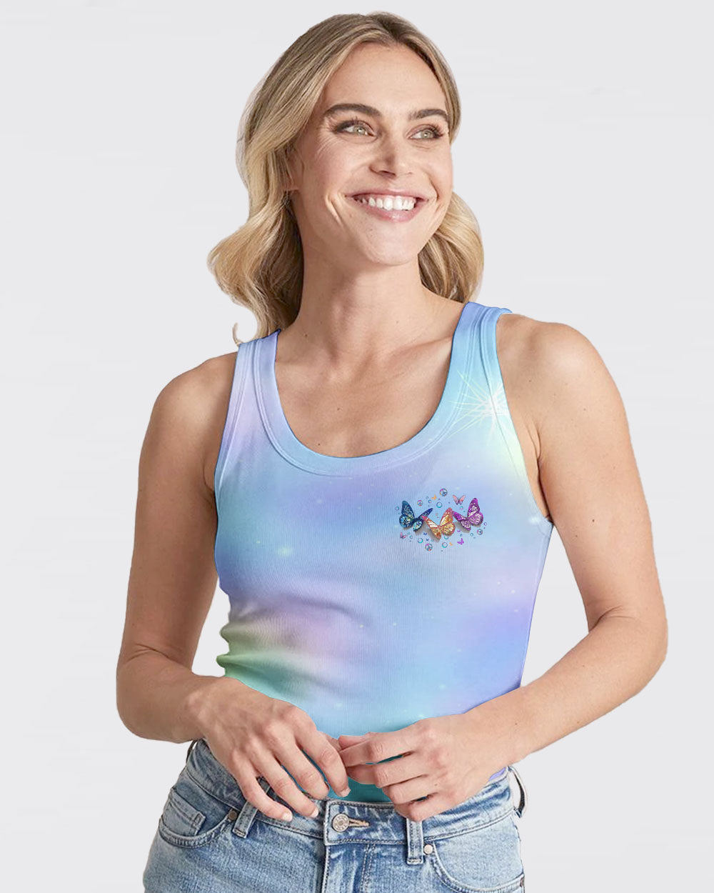 Faith Hope Love Butterfly Women's All Over Print Shirt - Yhlt3112242