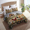 Uni All Season Quilt 3-Piece Set Peace Love Chickens