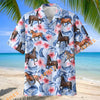 Unijames Floral Hackney Horse Lover Hawaiian Shirt