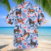 Unijames Floral Hackney Horse Lover Hawaiian Shirt