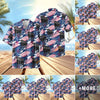 UniJames Cattle Flag Navy Hawaiian Shirt