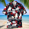 UniJames Western Cowboy Rodeo Red Rose Floral Hawaiian Shirt