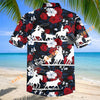 UniJames Western Cowboy Rodeo Red Rose Floral Hawaiian Shirt