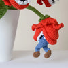Unijames Piranha Plant & Mario Handmade Crochet