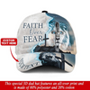 Unijames Faith Over Fear Lion of Judah Christian Cap