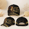 Unijames Faith Over Fear Lion Jesus Cross Christian Cap