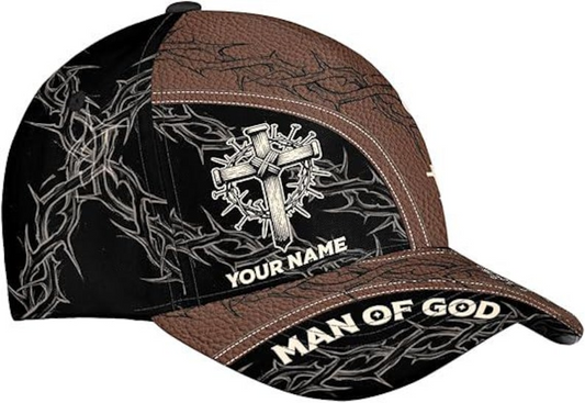 Unijames Personalized Christian Cross Jesus Baseball Cap– for Christian & Faith Lovers