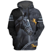 Uni Custom Name Horse Lovers 3D Hoodie