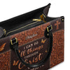 I Can Do All Things Through Christ Philippians 4 13 Leather Handbag, Handbag Design, Personalized Leather Handbag, Gifts for Women, CABLTB01271123.