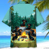 Unijames Funny Dachshund Go Camping Hawaiian Shirt